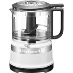 KitchenAid Classic 5KFC3516EWH Mini Zerkleinerer mit Direktantrieb, 240W, 0,8 L Kunststoffschüssel, weiß, Serie: Classic