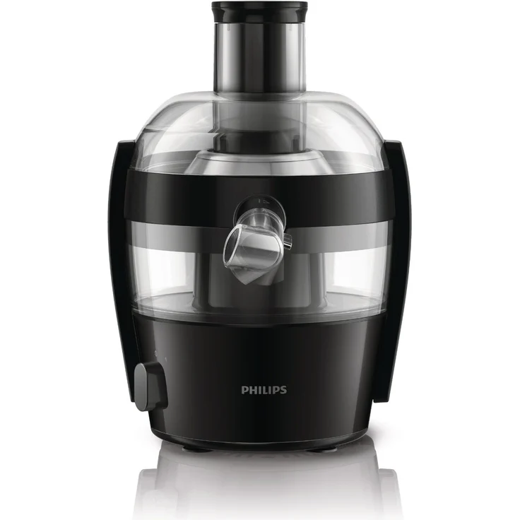 Philips HR1832-00 Viva Collection Entsafter 500 W, kompaktes Design, 1,5 L in einem Durchgang, schnelle Reinigung, schwarz – Bild 2