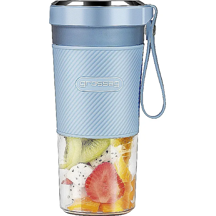 Grossag Akku Smoothie Mixer to go Kunststoff hellblau