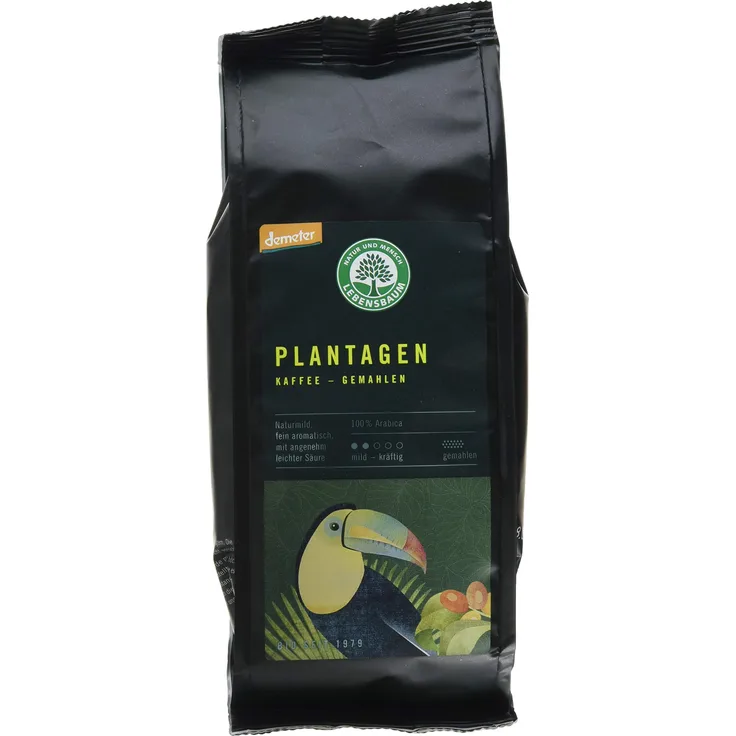 Lebensbaum Plantagen Kaffee, gemahlen, demeter (1 x 250 g)