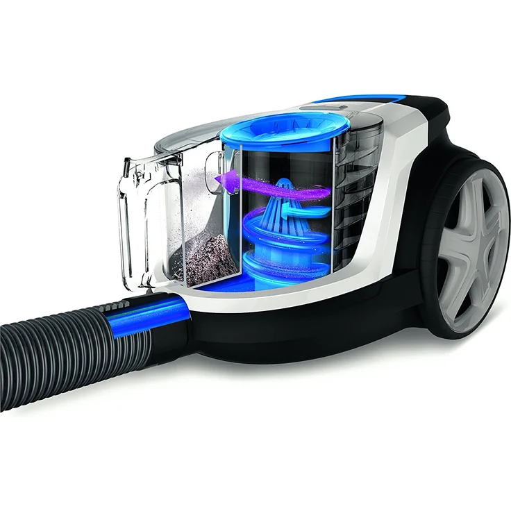 Philips beutelloser Staubsauger PowerPro Compact FC9332-09 (1,5 L Staubvolumen, integriertes Zubehör) weiß – Bild 7