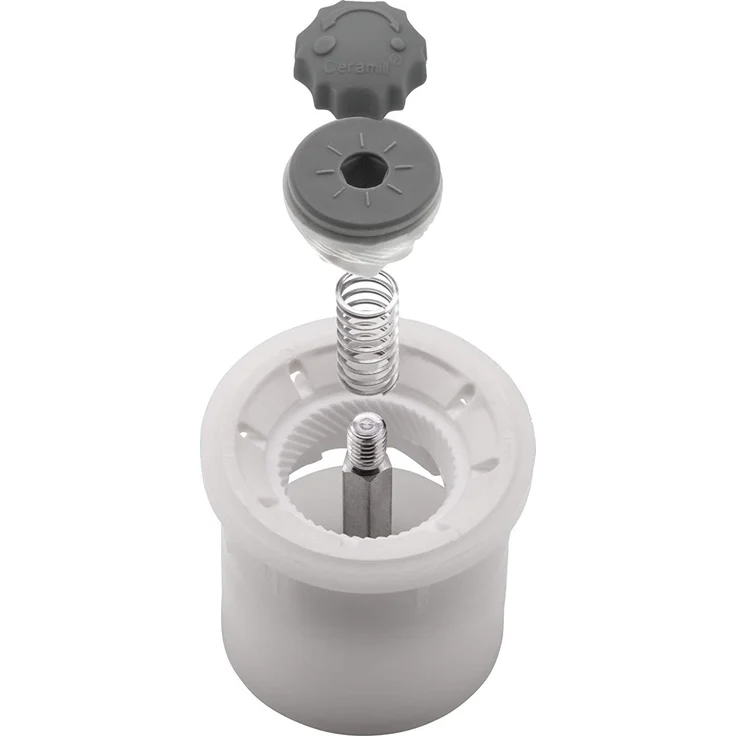 WMF Top Tools Muskatmühle 16,5 cm, mit Aufbewahrungsfach, Cromargan Edelstahl, Kunststoff – Bild 5