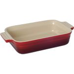 Le Creuset 71103180600001 Steinzeug Rechteckige Auflaufform, Stoneware