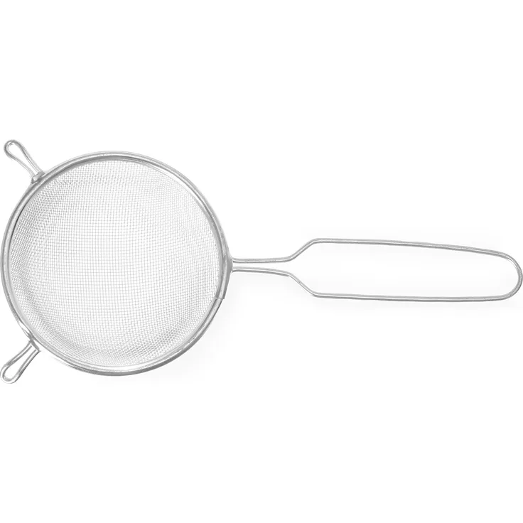 HENDI Sieb, mit Drahtgriff, Passiersieb, Küchensieb, ø120x280mm, Verzinnt