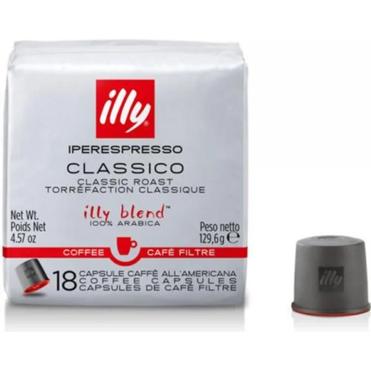 illy Kaffeekapseln Iperespresso Classico 18 Stück klassische Röstung