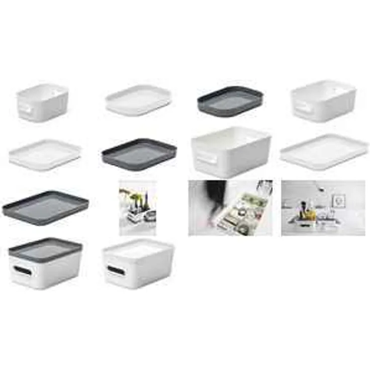 smartstore Aufbewahrungsbox COMPACT XS, 0,6 Liter, weiß