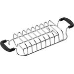 Smeg Brötchen-Röstaufsatz TSBW01, Metall, Chrome-Schwarz, Small