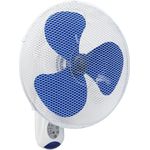 Bestron Wandventilator mit Fernbedienung, Dauernutzung von 7,5h, Höhe: 50 cm, Ø 40 cm, 45 W, Weiß