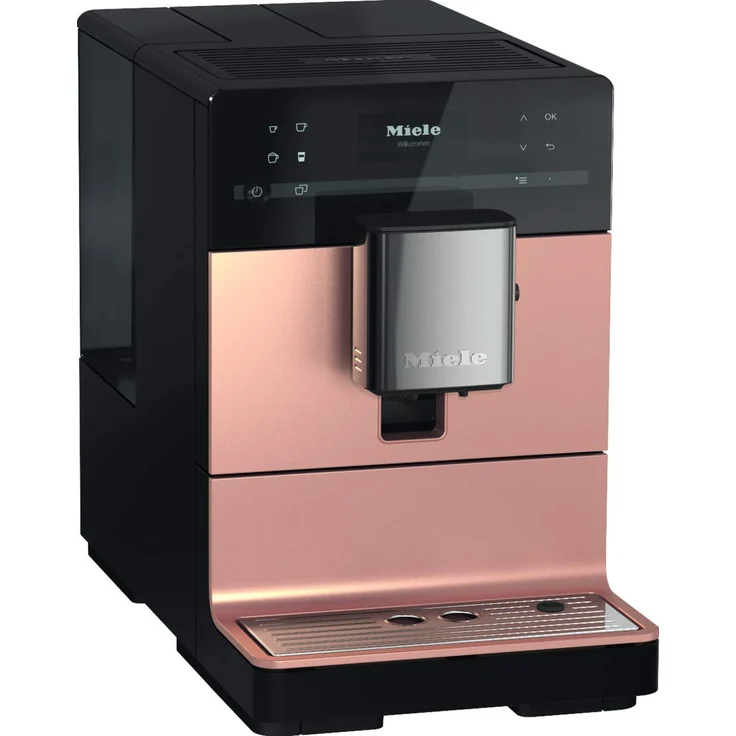 Miele CM 5510 Silence Kaffeevollautomat OneTouch for Two, autom. Spülprogramme, einfache Reinigung, entnehmbare Brüheinheit, Genießerprofile, Heißwasserauslauf, rosegold – Bild 1