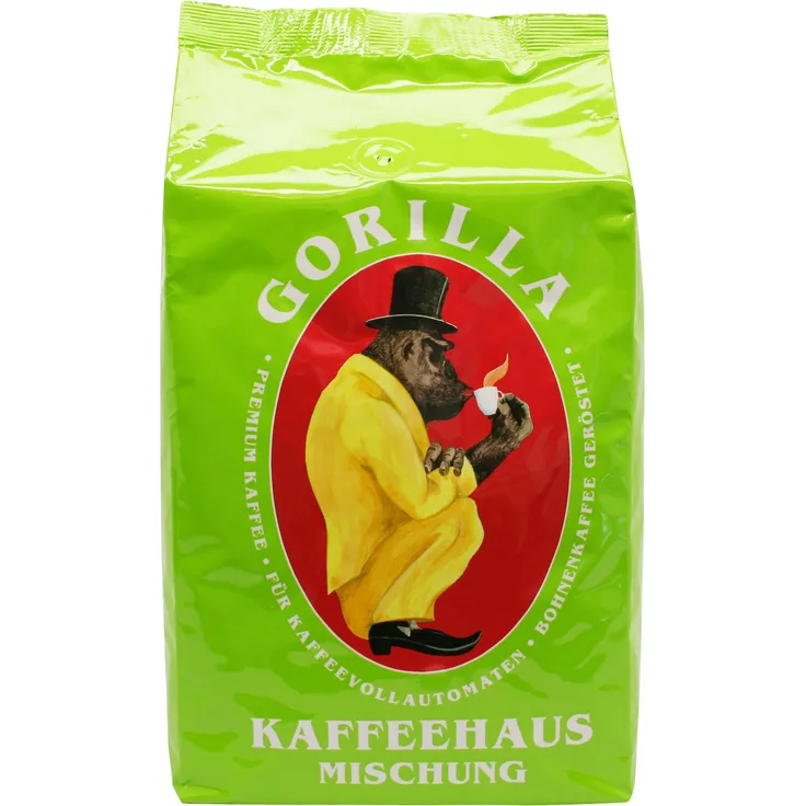 Joerges Gorilla Kaffeehaus-Mischung, Kaffeebohnen, 1 kg