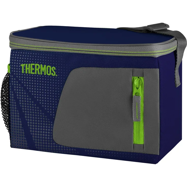 Thermos Kühltasche Radiance small 3,5 Liter - Isolierte Einkaufstasche aus Polyester, blau 20,3 x 12,7 x 16 cm - Faltbare Isoliertasche für Kindergarten, Schule, Büro, Auto oder Urlaub