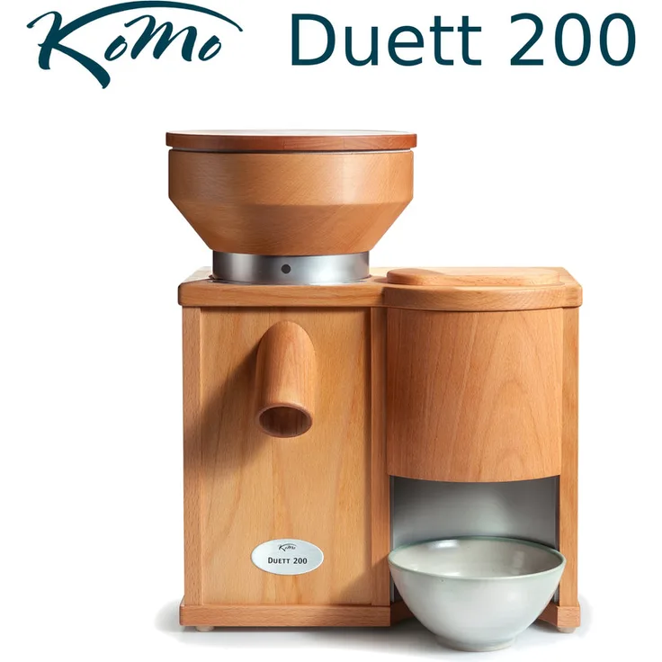 Duett 200 Kombigerät KoMo 600 Watt Getreidemühle+Elektro-Flocker