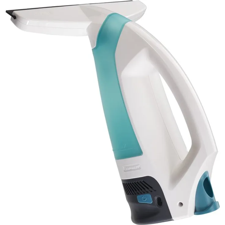 Leifheit Aquanta Click 51025 Fenstersauger, 30 min Akkubetrieb, StandBy-Automatik, 85 m² Reinigungsfläche pro Akkuladung, türkis-weiß