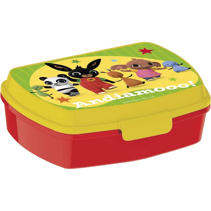 Bing Sandwich Box für Kinder, Gelb-Rot