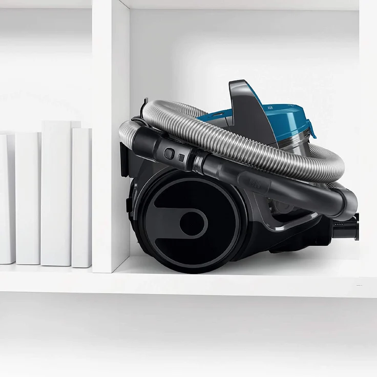 Bosch BGC05A220A Clean´n Serie 2 Bodenstaubsauger ohne Beutel, 700 Watt, Zyklon-Technologie, einfaches Entleeren, grau-schwarz-blau – Bild 5