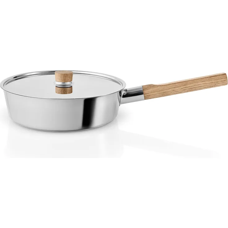 Eva Solo Nordic kitchen Sauteuse, Stieltopf, Topf, Kochtopf, Kasserolle, Kochgeschirr, Edelstahl, Ø 24 cm, 281424
