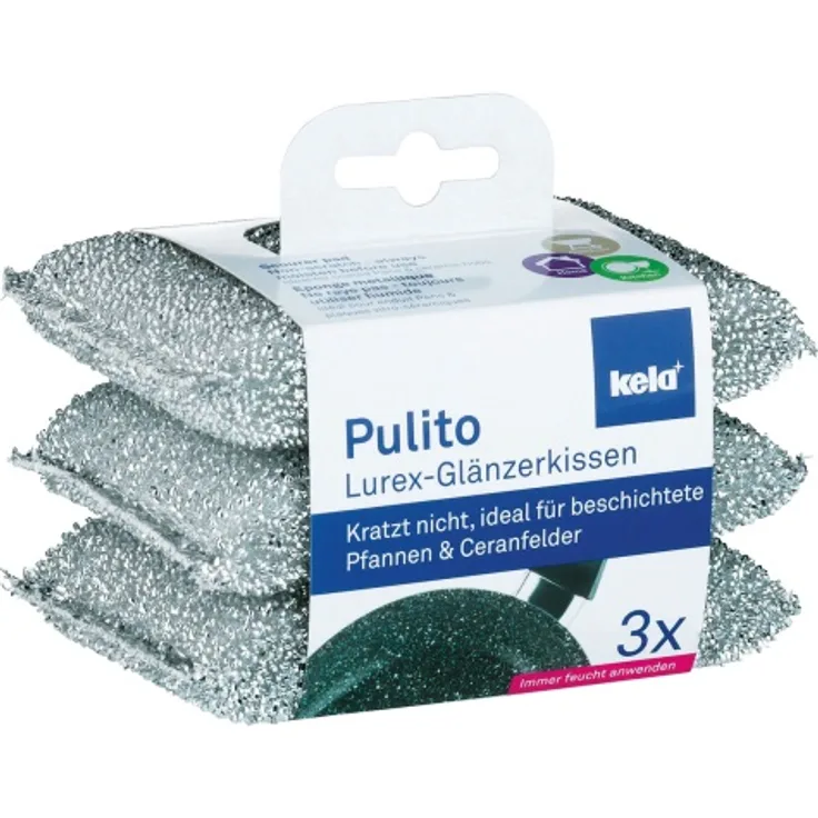 kela Polyester, Silber, 12.5 x 8 x 2.5 cm