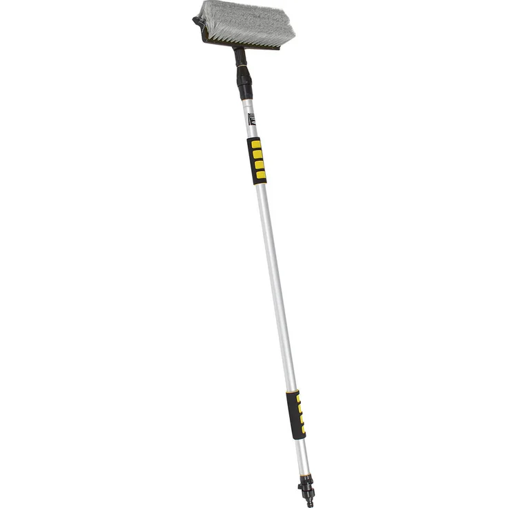 Waschbürste mit Alu- Teleskoprohr Länge 115-180cm – Bild 1