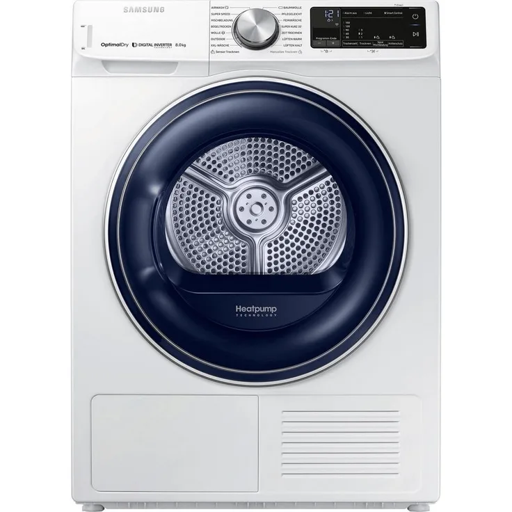 Samsung DV6800 DV81N62532WEG, Wärmepumpentrockner, A+++, Fassungsvermögen 8 kg, Standgerät, Breite 60 cm, Frontlader, Kurzprogramm