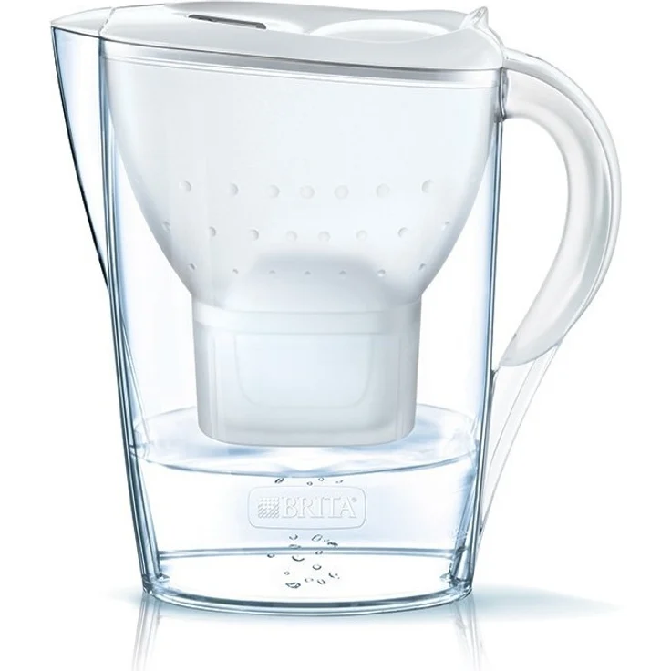 BRITA Wasserfilter Marella weiß inkl. 6 Maxtra Plus Filterkartuschen – BRITA Filter Halbjahrespaket zur Reduzierung von Kalk, Chlor & geschmacksstörenden Stoffen im Wasser  – Bild 3