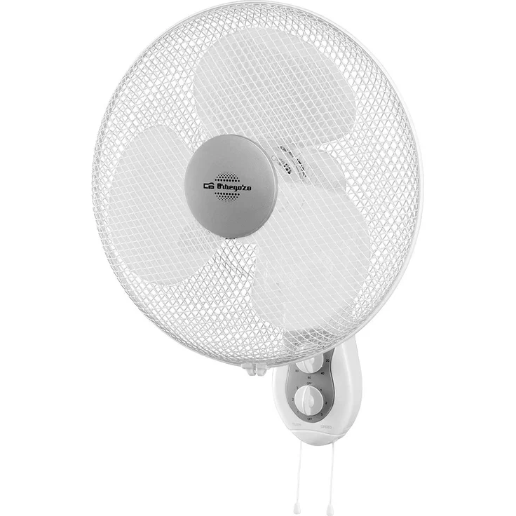 Orbegozo WF 0139 Wand-Ventilator, Leistung 45 W, 3 Geschwindigkeitsstufen, Durchmesser Propeller 40 cm, Weiß