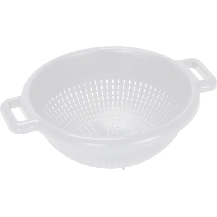 CURVER 175218 Sieb mit Füßen, Polypropylen, Weiß, 26 x 31 x 12 cm