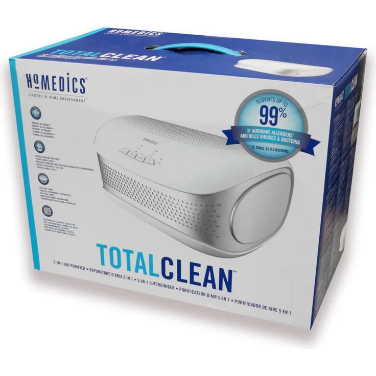HoMedics TotalClean AP-DT10WT-EU Desktop Luftreiniger weiß