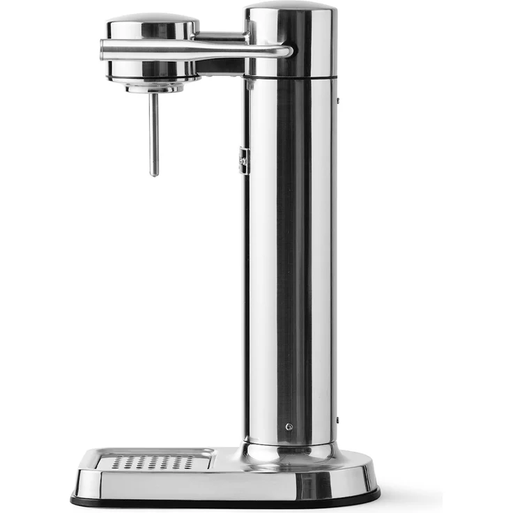 Aarke Carbonator III - Polished Steel Trinkwassersprudler mit einer PET-Flasche (1 Liter), ohne Zylinder, silber – Bild 2