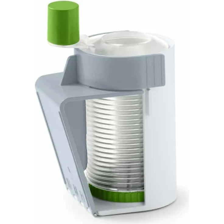 Betty Bossi Midi Spiralizer ? Spiralschneider mit dem Sie komfortabel sämtliches Gemüse schneiden können und selbst als Kartoffel Spiralschneider geeignet ist