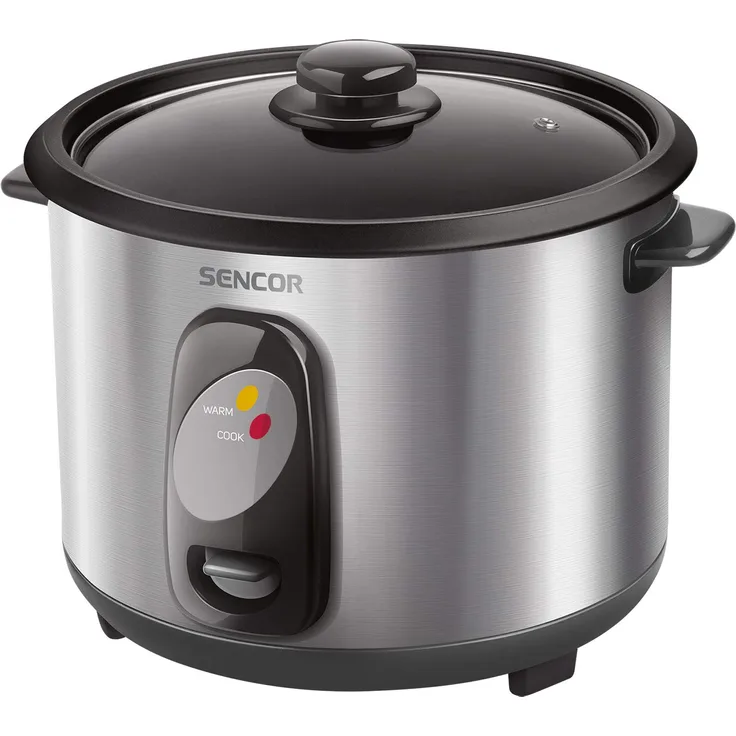 SENCOR SRM 1550SS Reiskocher, Topf zum Kochen von Reis, Edelstahl