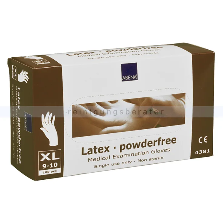 Abena Latexhandschuhe weiß-natur XL