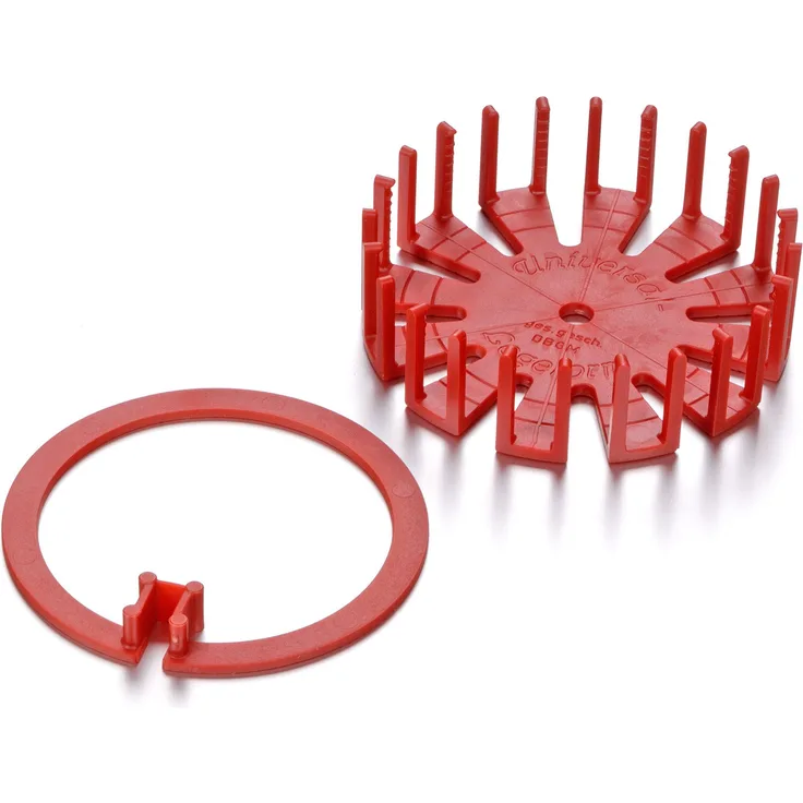 KnorrPrandell 8529000 Universal-Legeform, 10 cm Durchmesser, rot