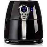 Nedis KAAF111EBK Digitale Heißluft-Fritteuse, 3 l, Timer