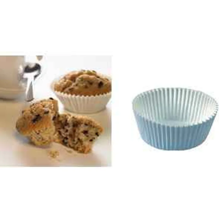 PAPSTAR Muffinförmchen, aus Papier, weiß, 200er