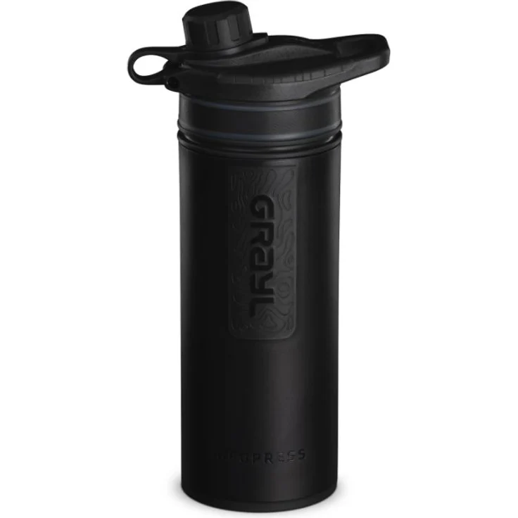 GRAYL GEOPRESS Purifier covert black Wasserfilterflasche – Bild 1