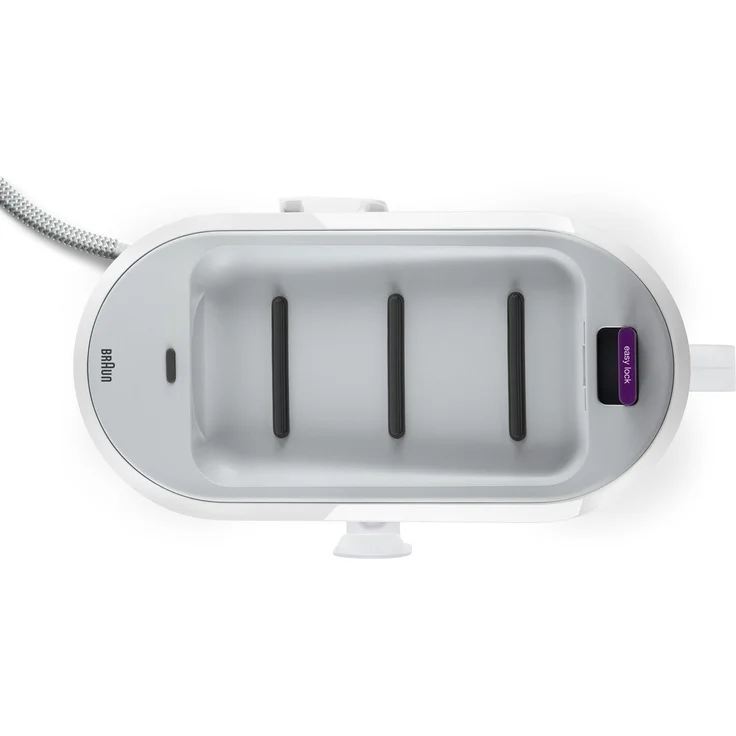 Braun CareStyle 3 IS 3042-1WH Dampfbügelstation, 2.400 W, 5,5 bar, Dampfstoß: 330 g-min, Abnehmbarer 2 l Wassertank, Integrierter Textilschutz, Eco-Funktion, Weiß – Bild 2