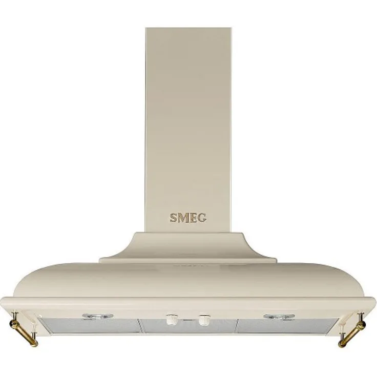 Smeg KC19POE Dunstabzugshaube, A, Geleitet, Wandmontage, Breite 89.5 cm, 3 Gebläsestufen