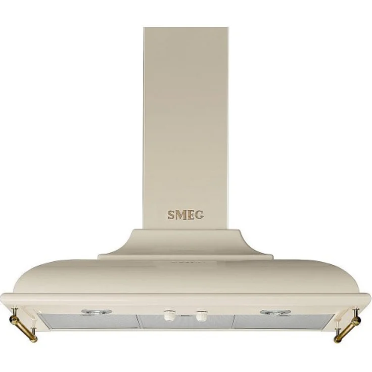 Smeg KC19POE Dunstabzugshaube, A, Geleitet, Wandmontage, Breite 89.5 cm, 3 Gebläsestufen – Bild 1