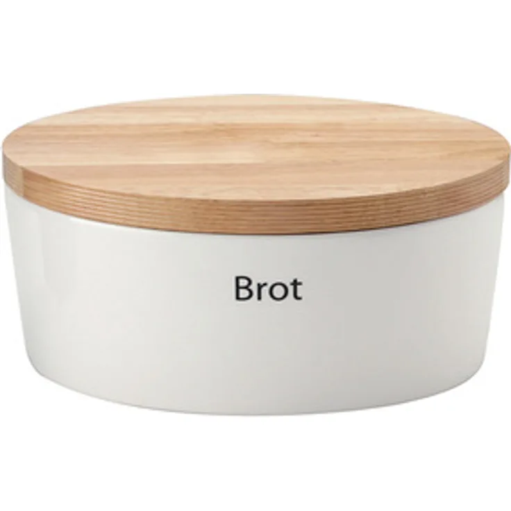 Continenta Brottopf oval mit Holzdeckel 