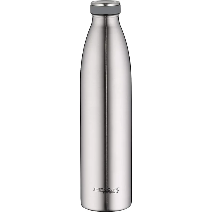 ThermoCafé by THERMOS 4067.205.100 Thermosflasche TC Bottle , Edelstahl mattiert 1,0 Liter, 12 Stunden heiß, 24 Stunden kalt, BPA-Free – Bild 1
