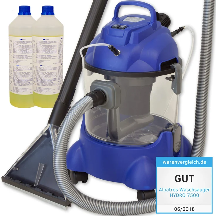 Albatros Waschsauger Hydro 7500 + 2 Liter Teppich-Polster Shampoo – Bild 1