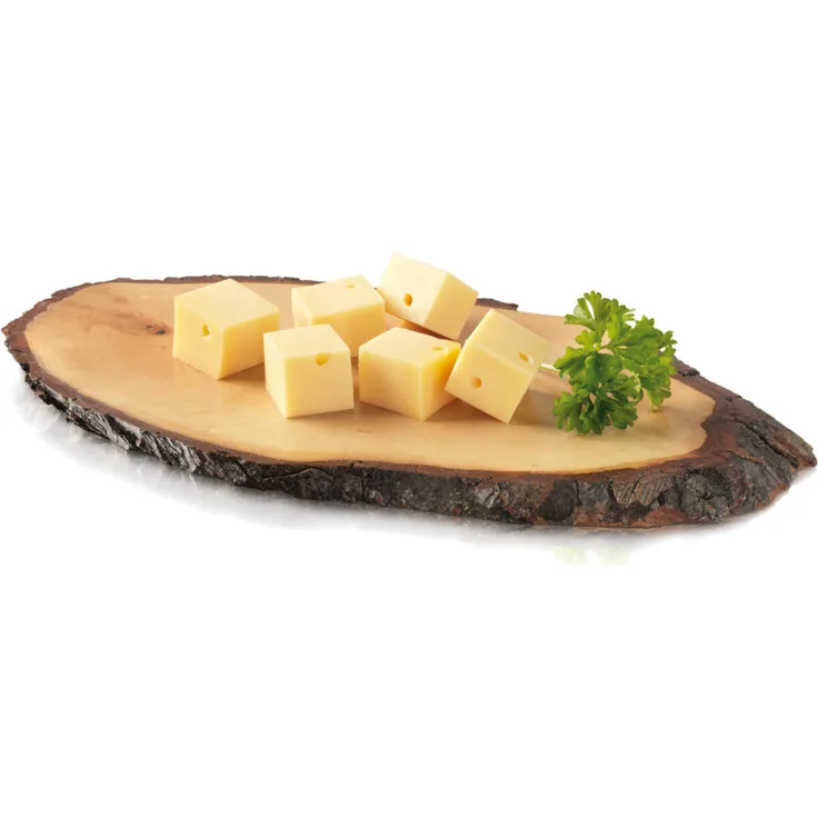 Boska Rindenbrett Eschenholz M-für das präsentieren von Käse und Snacks - 42,5 cm-Holz-Braun
