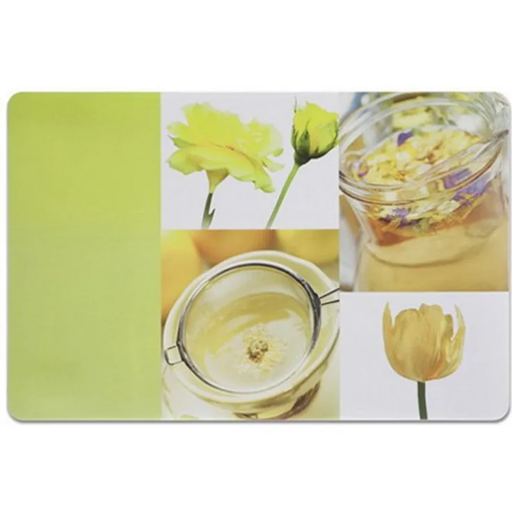 Zeller 68.201,5 cm Blume Tisch-Sets, Polypropylen, Mehrfarbig, 44 x 29 cm
