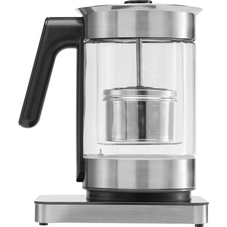 WMF Lumero 3in1 Glas-Wasserkocher 1,6 l, 360° Grad Ausgießfunktion, Teekocher, Babynahrung-Erwärmer, Multierhitzer, Joghurtbereiter, Temperatureinstellung, edelstahl matt – Bild 3