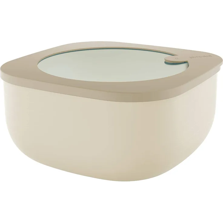 Guzzini STORE&MORE - Dicht schließende Dosen fu?r Ku?hlschrank-Gefrierschrank-Mikrowelle, niedrig L Kitchen Active Design, 19,5 x 19,5 x h9,3 cm