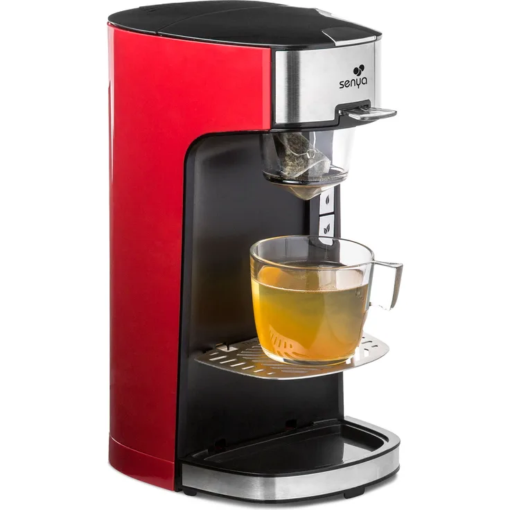 Senya SYBF-CM013-R SYBF-CM013 Teemaschine, Stainless Steel, rot