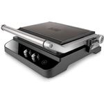 Black+Decker ES9680030B BXGR2000E Kontaktgrill, 2000, Anti-Fingerprint-Edelstahl, Schwarz
