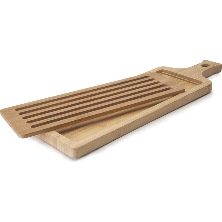 LACOR Brot Schneidebrett Bambu 50X15X2 cm, Bambus, Braun, 50 x 15 x 2 cm