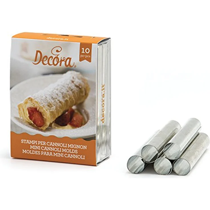 DECORA 0060201 10ER-Pack Formen FÜR Cannoli Mignon