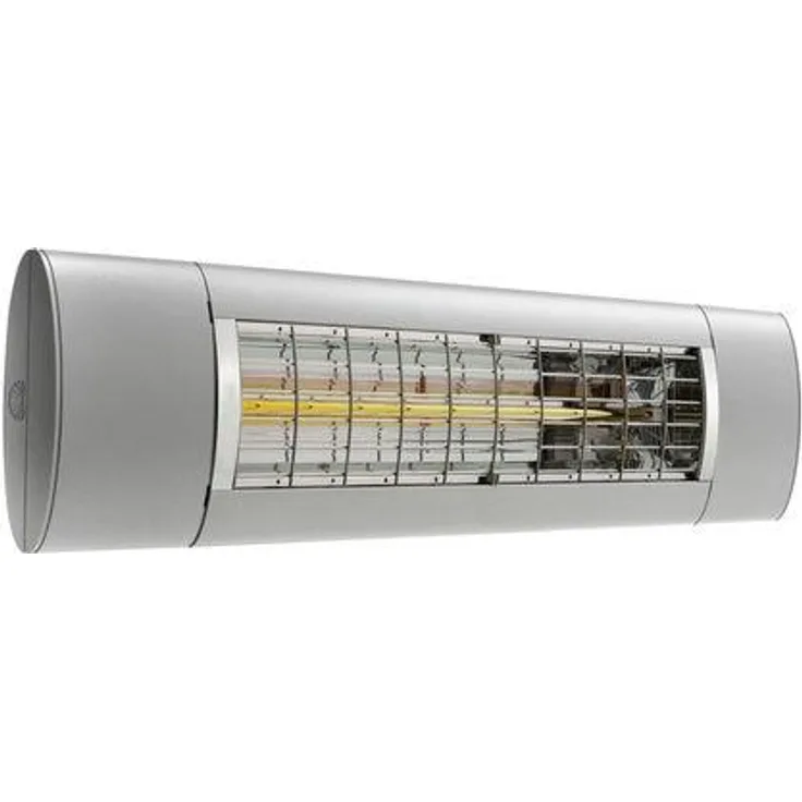 Solamagic Premium-Dunkelstrahler D2, mit 3-Stufen-Funk-Dimmer, 2 kW, titan, IP 44, Heizstrahler